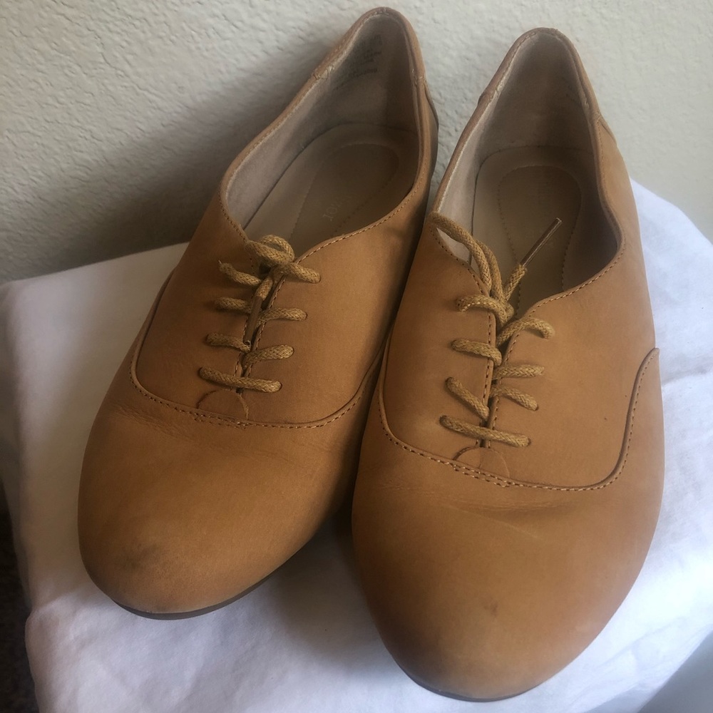 Naturalized Tan Suede Flats